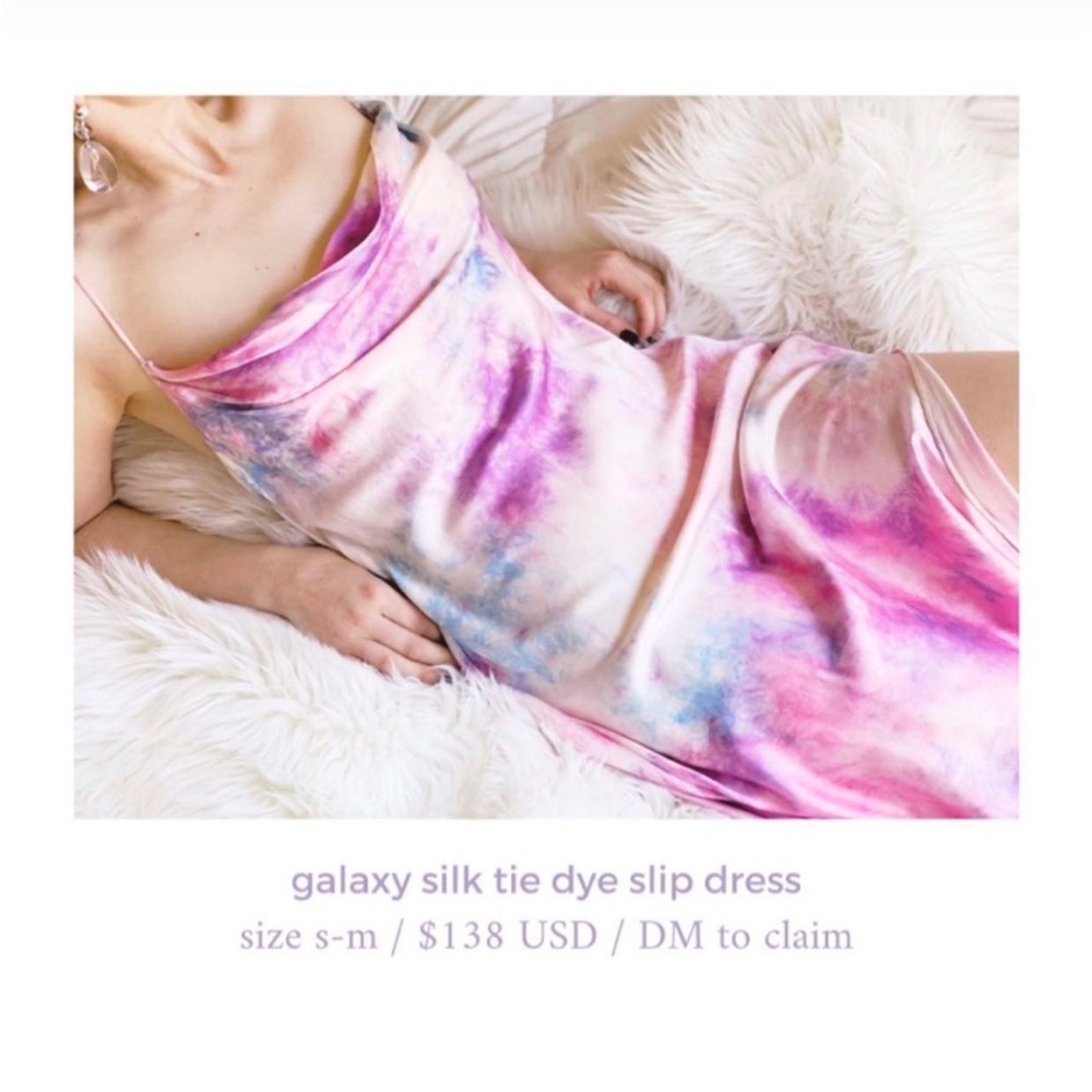 Vintage Tie Dye Slip Dress